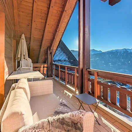 Vue Imprenable, Terrasse & Acces Bains Ovronnaz