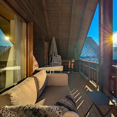 Apartament Vue Imprenable, Terrasse & Acces Bains Ovronnaz