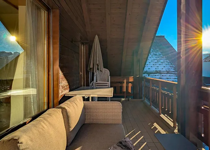 Apartment Vue Imprenable, Terrasse & Acces Bains Ovronnaz