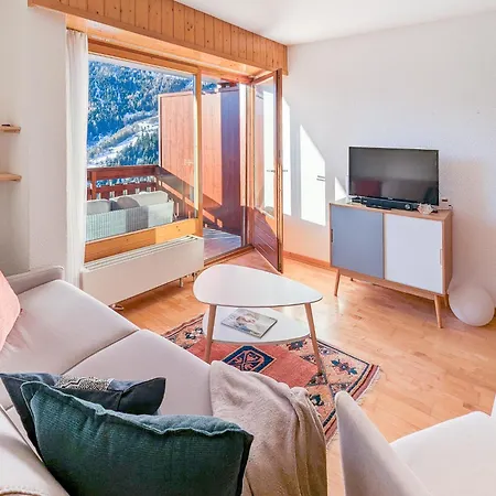 Appartamento Vue Imprenable, Terrasse&accès Bains Ovronnaz