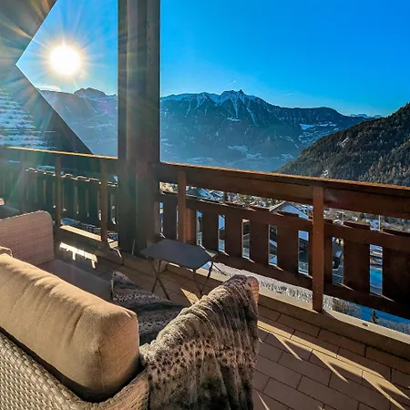 Vue Imprenable, Terrasse&accès Bains * Ovronnaz